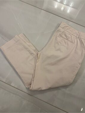J. Crew Straight-Leg Pants in Cream